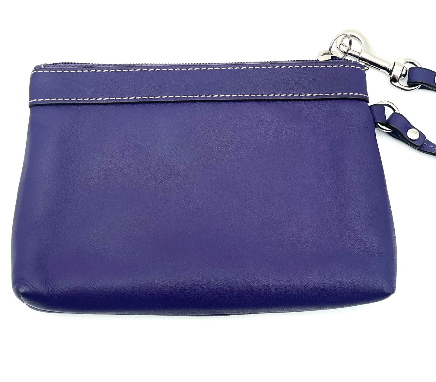 Coach Purple Leather Wristlet