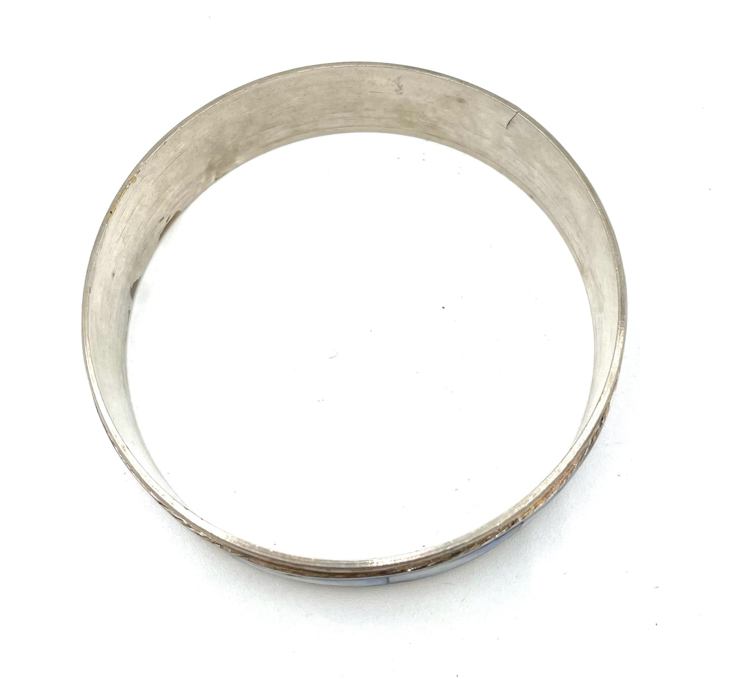 Blue Mother Of Pearl Bangle