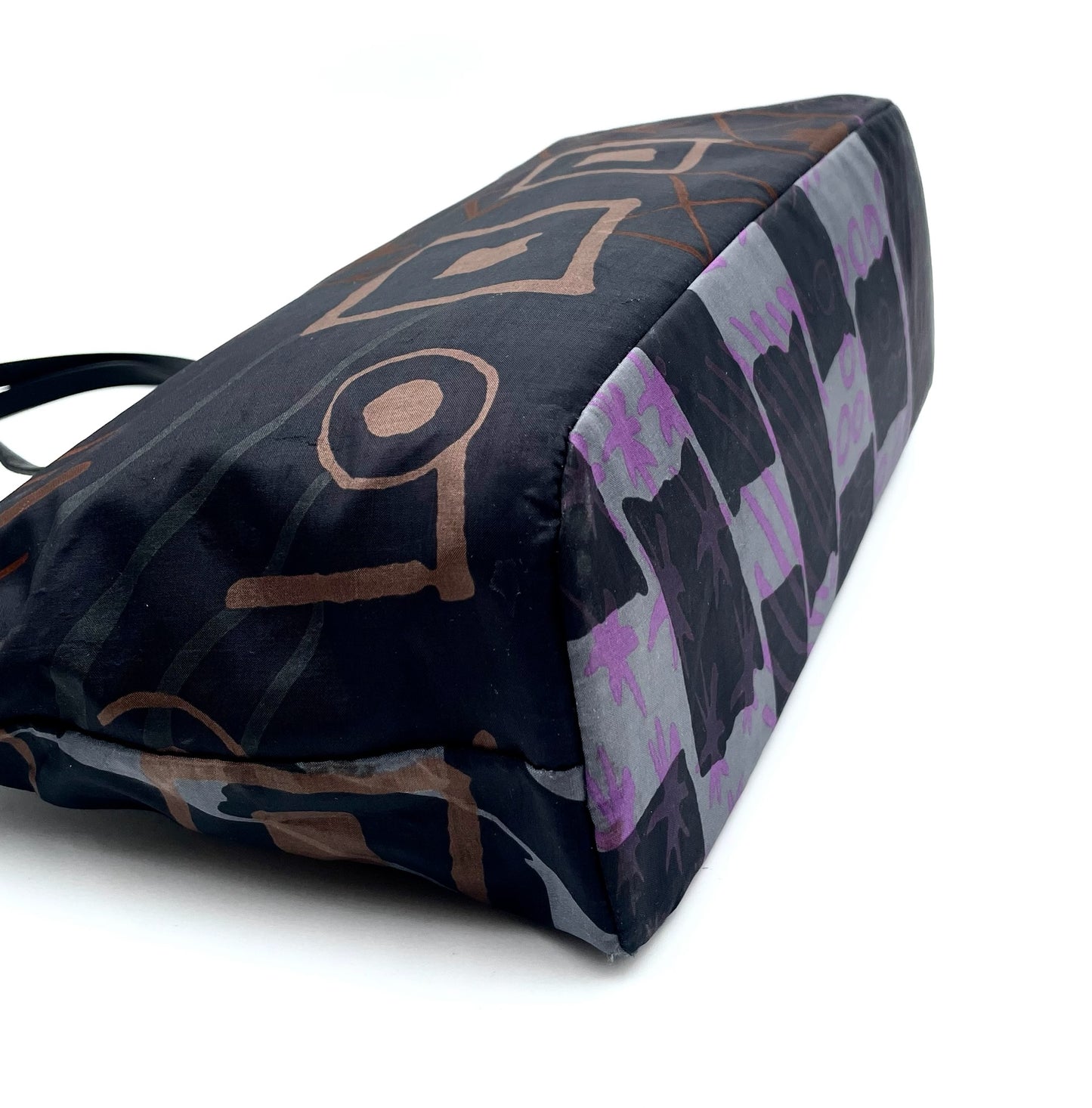 Salvatore Ferragamo Abstract Print Nylon Tote