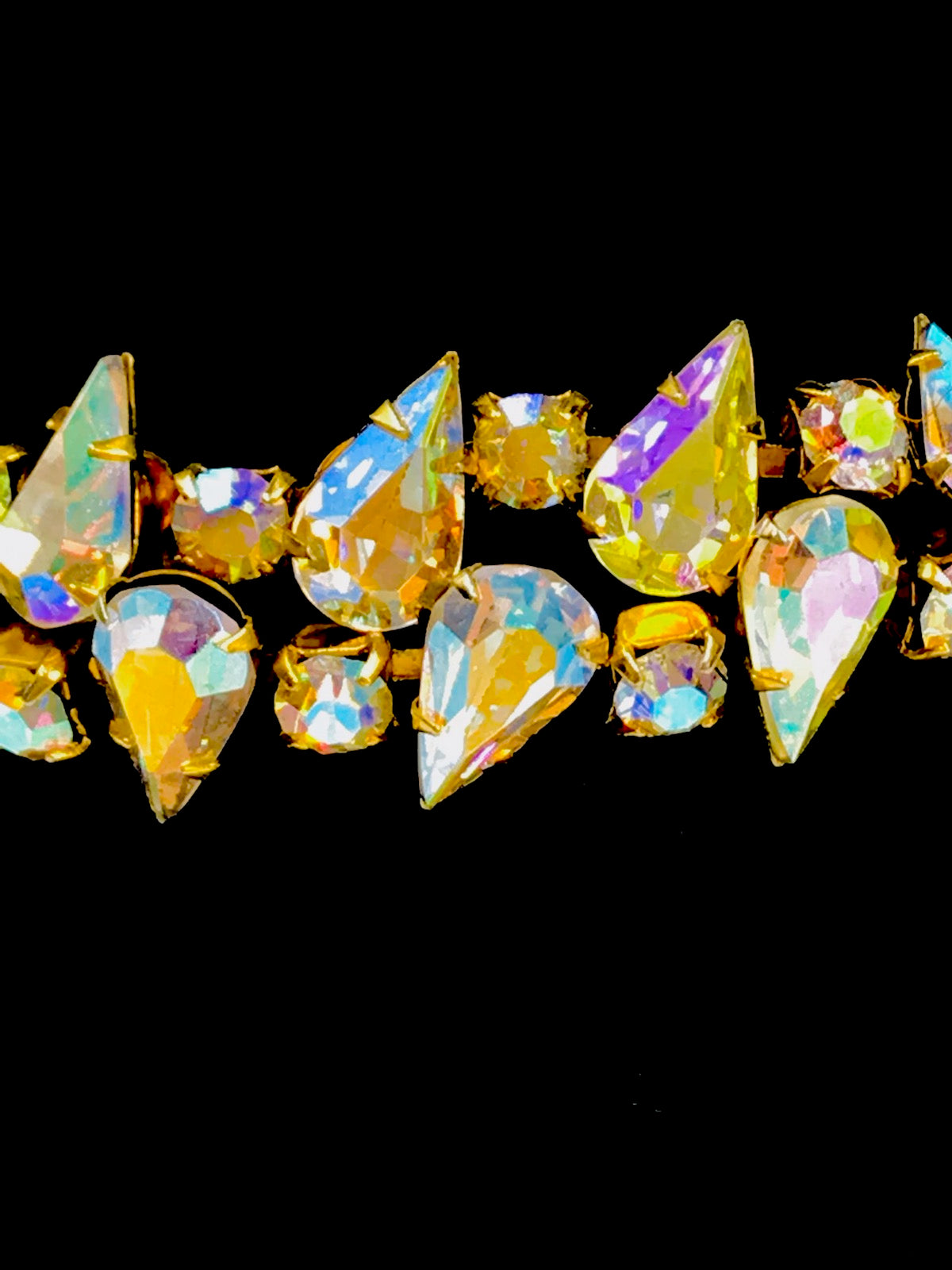 Vintage 1960s Triad Aurora Borealis Bracelet