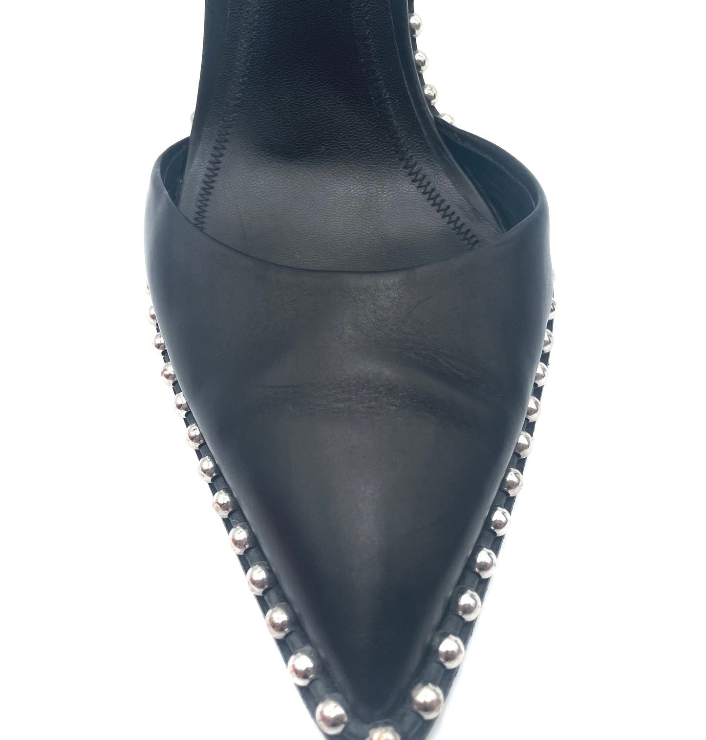 Alexander Wang Black Embellished Heeled Shoes Size 39