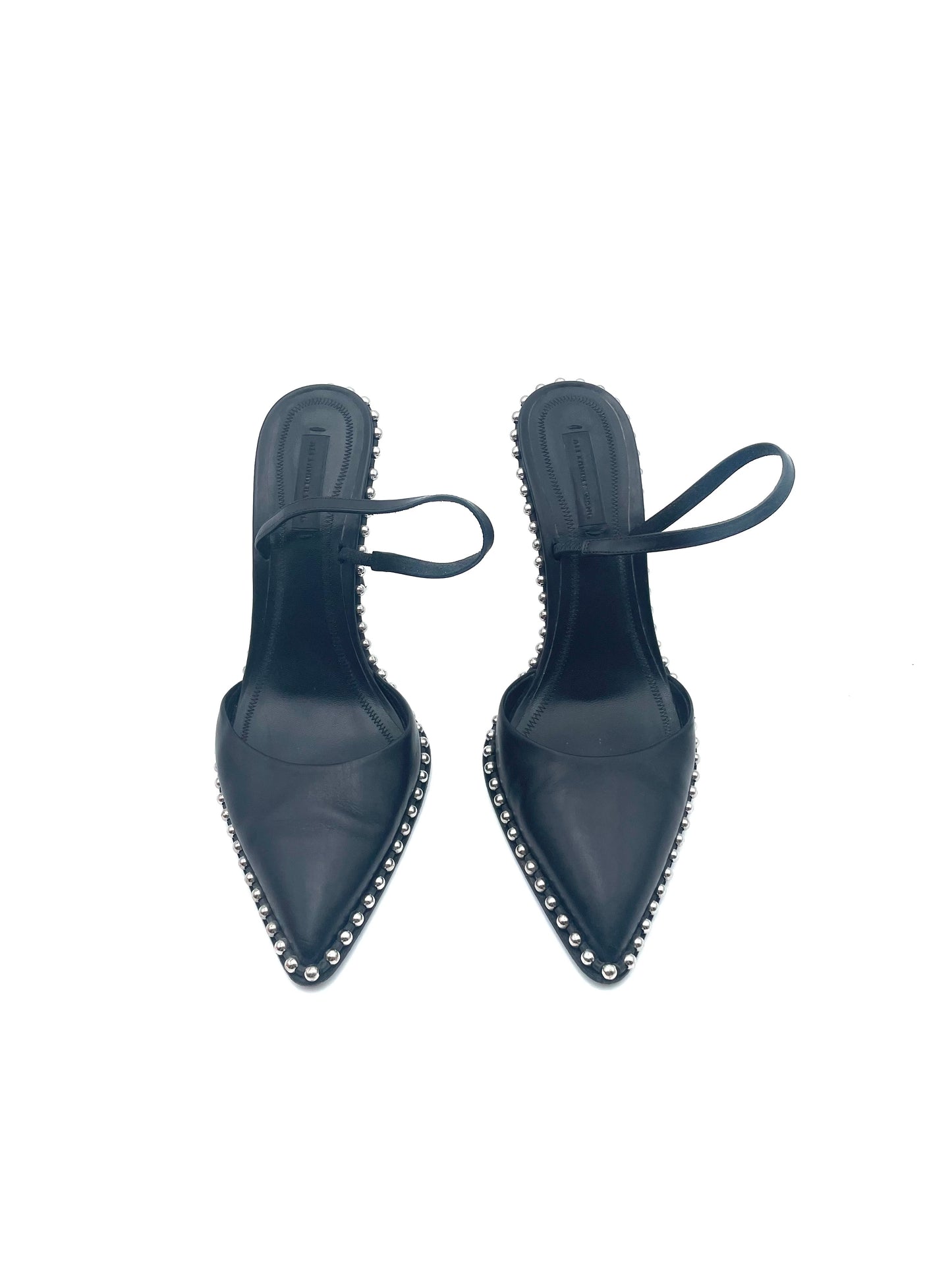 Alexander Wang Black Embellished Heeled Shoes Size 39
