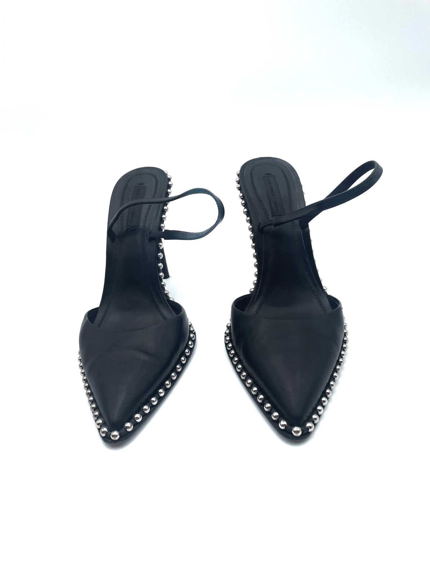 Alexander Wang Black Embellished Heeled Shoes Size 39