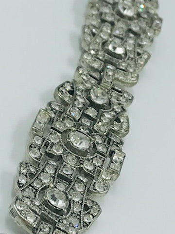 Vintage 1950s Rhinestone Bracelet