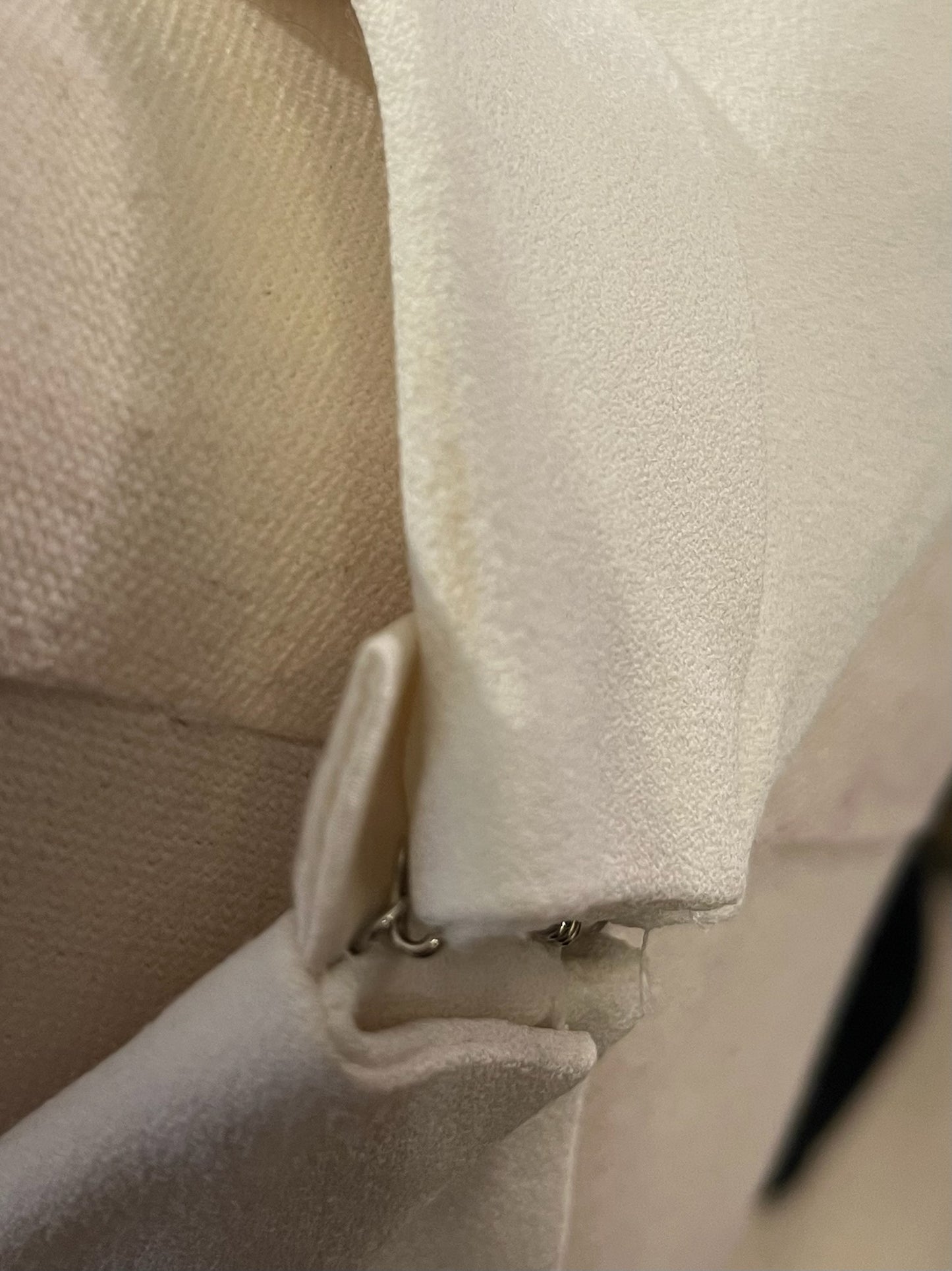 Saint Laurent Black & White Open Back Romper Size 36