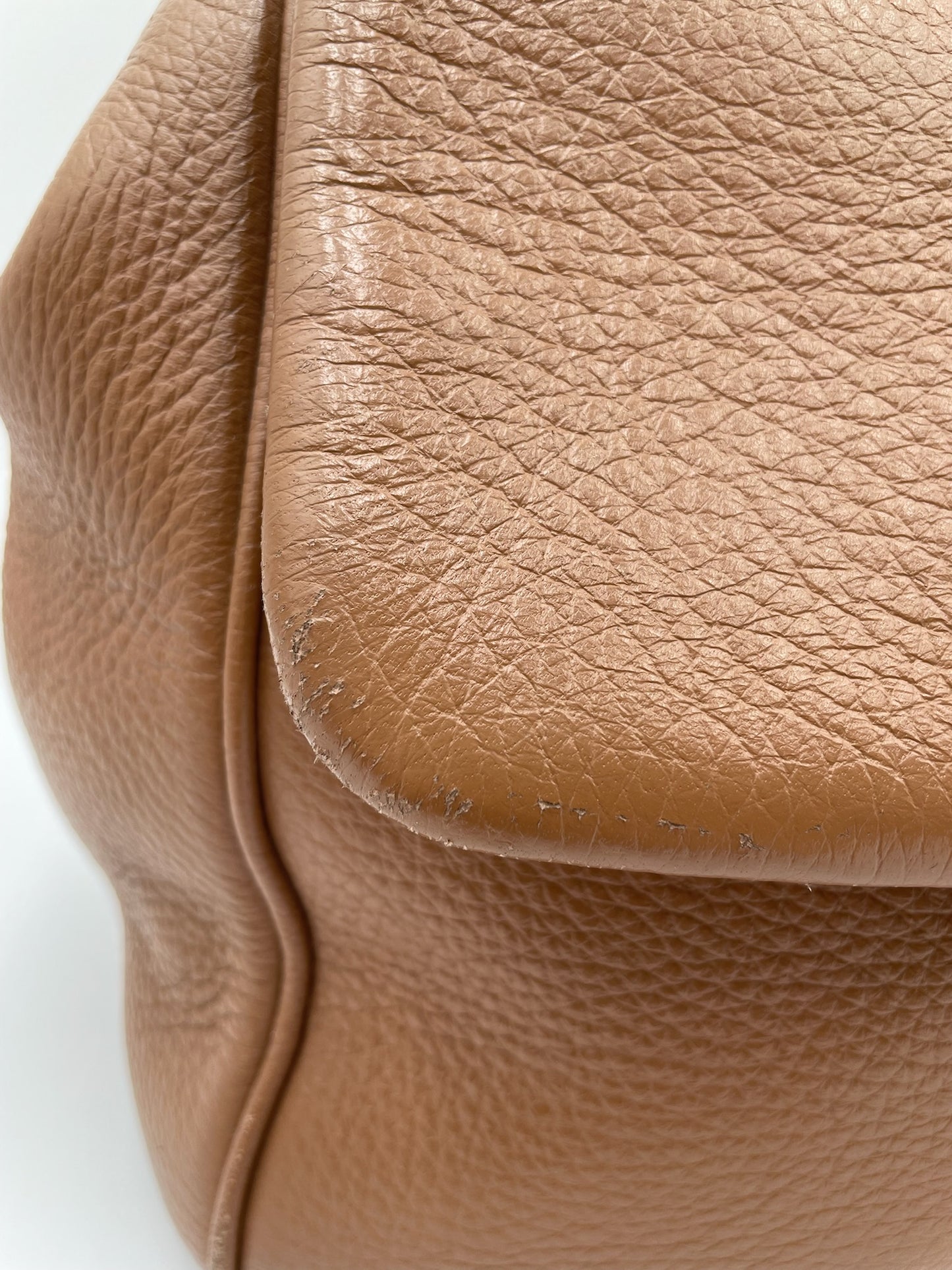 Dolce & Gabanna Caramel Large Miss Sicily Top Handle Bag