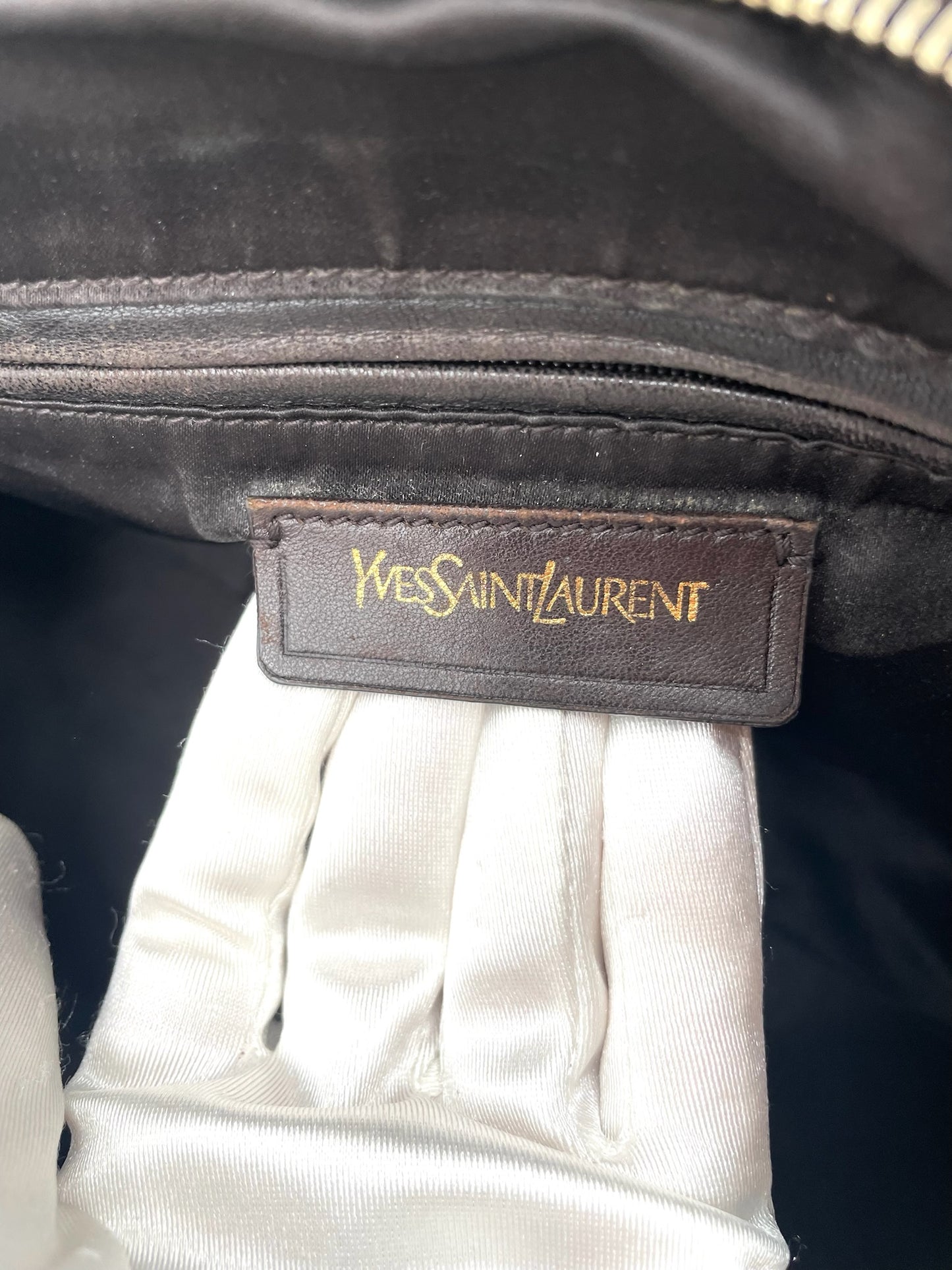Yves Saint Laurent Dark Brown Muse Bag
