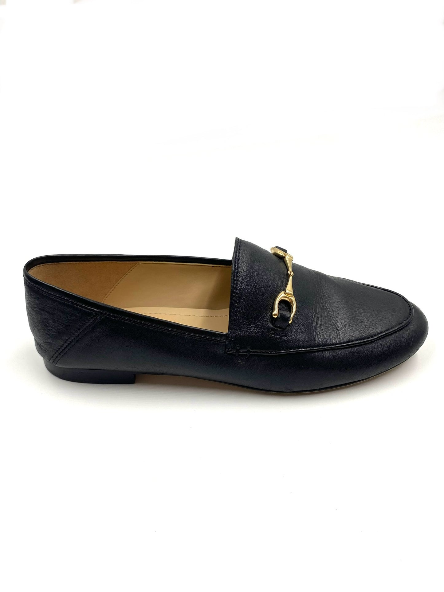 Coach Black Leather Loafers Size 7.5