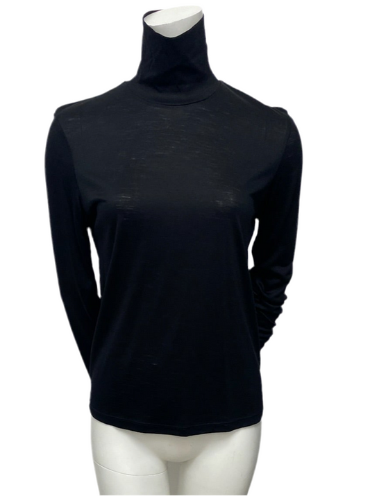 Prada Black Turtleneck Top Size M