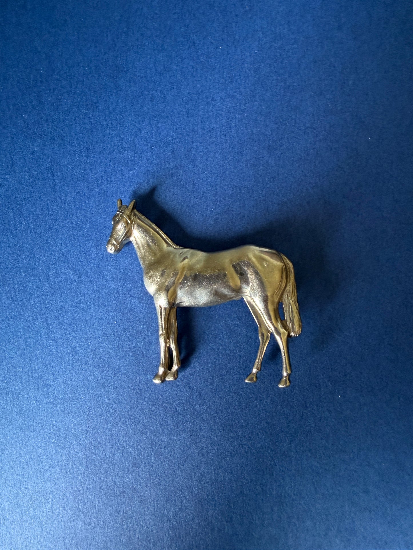 Vintage Sterling Horse Brooch