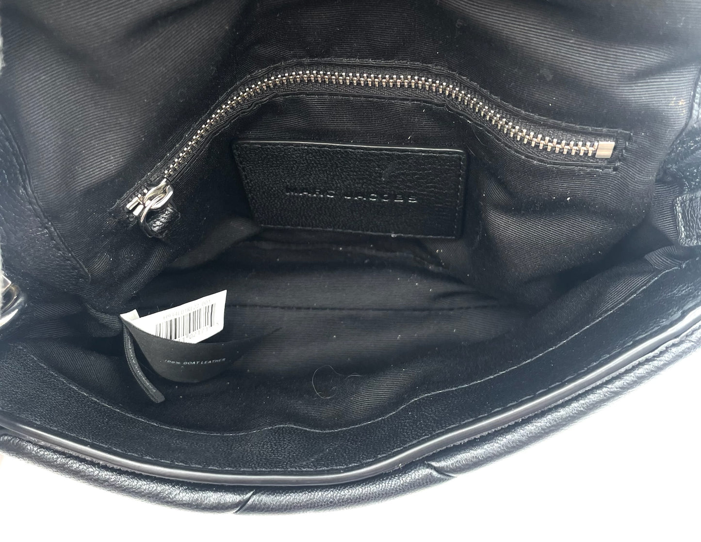 Marc Jacobs The Puffy Diamond Quilted Black Chain Bag