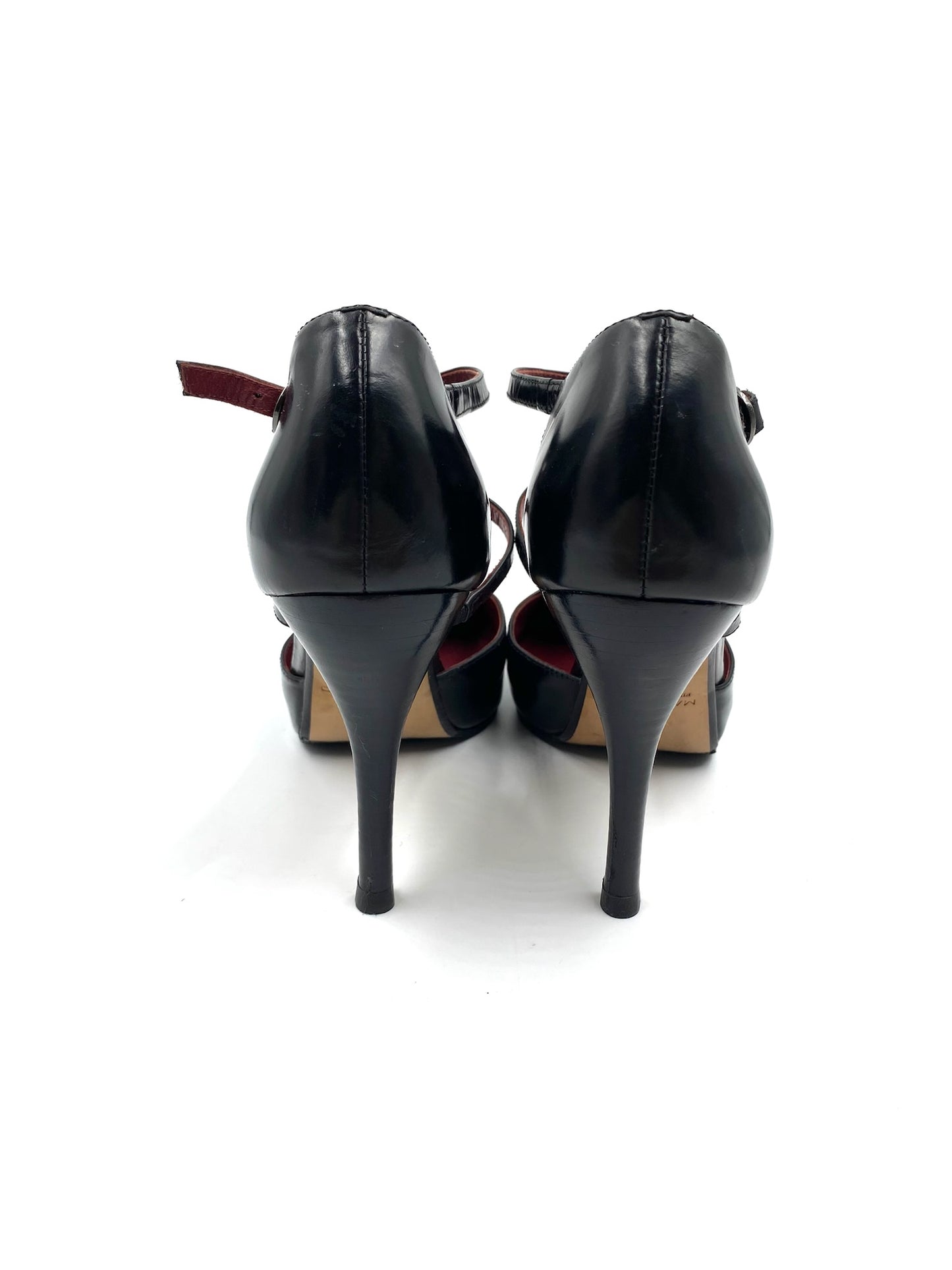 Max Studio Black Mary Jane Heels Size 8