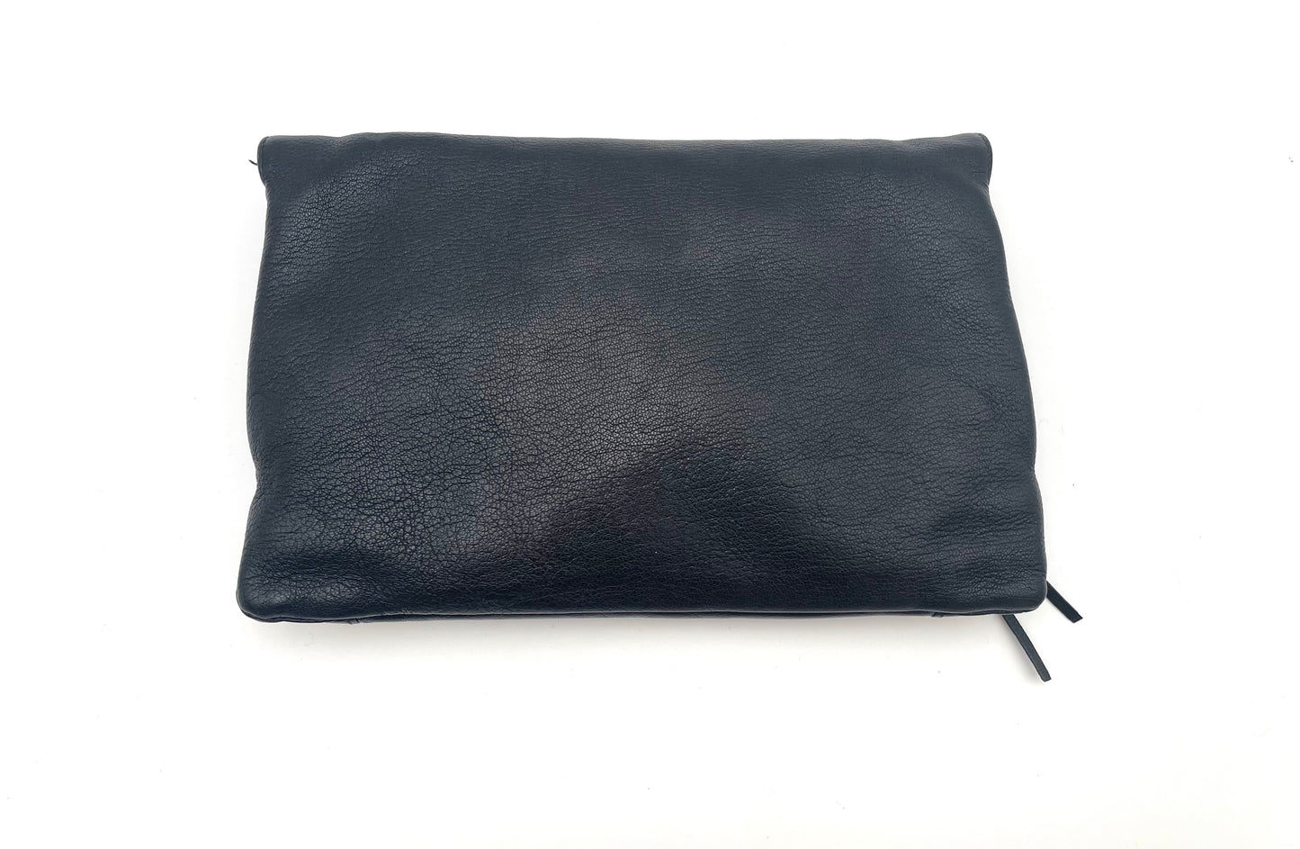 Balenciaga Black Motocross Metallic Edge Envelope Clutch