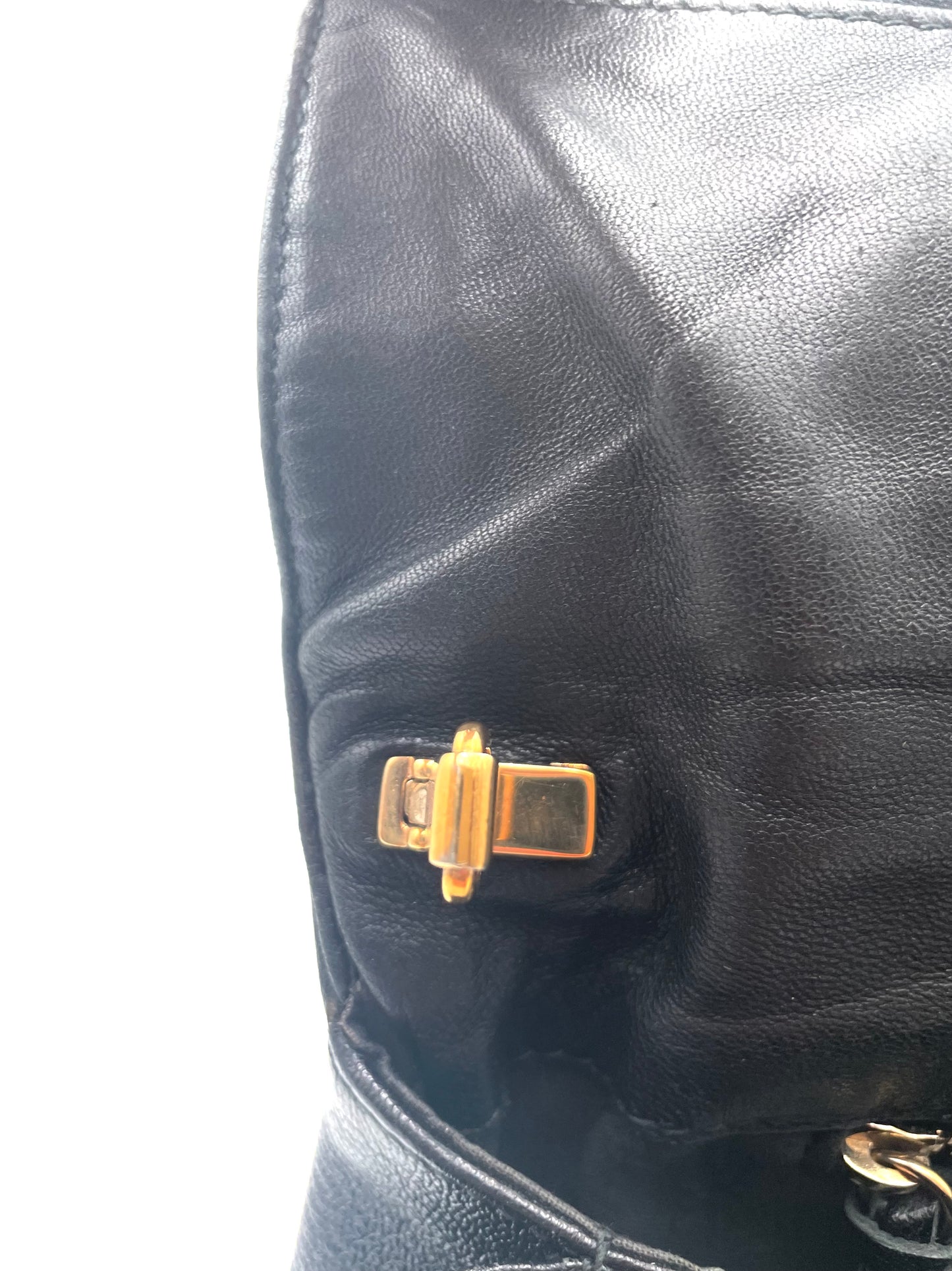 Balenciaga Black Motocross Metallic Edge Envelope Clutch