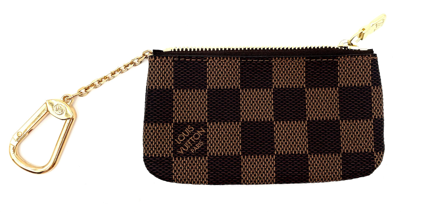 Brand New Louis Vuitton Damier Ebene Key Pouch