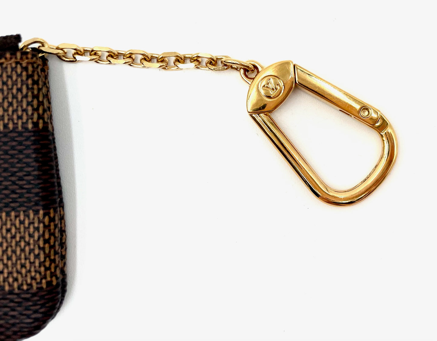 Brand New Louis Vuitton Damier Ebene Key Pouch