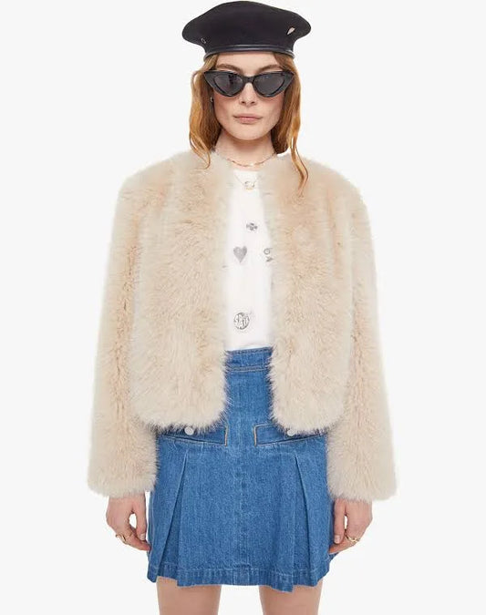 Brand New Mother The Polar Opposite Faux Fur Jacket Size M