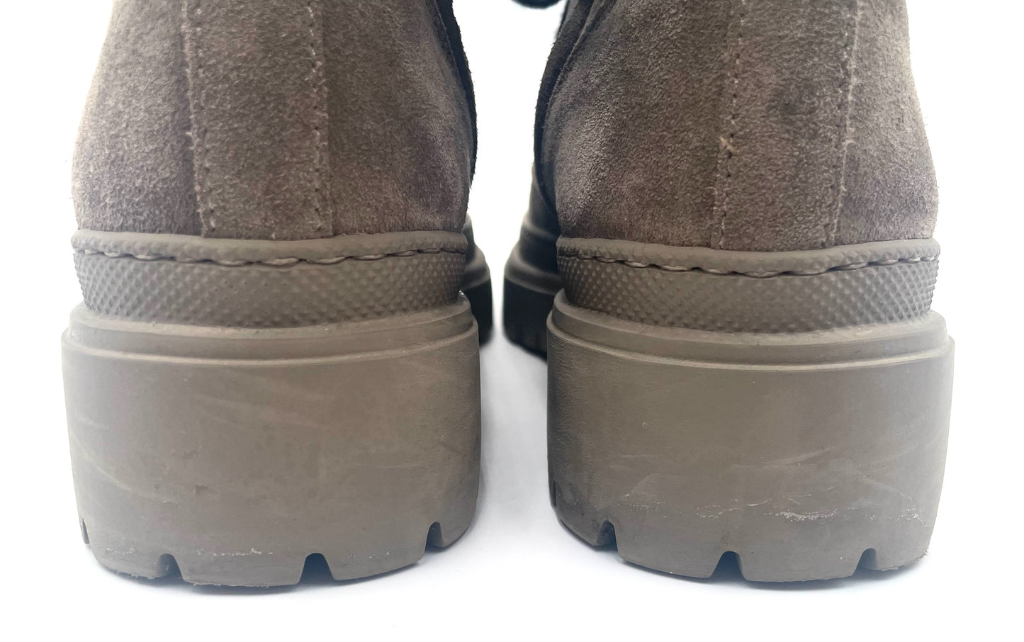 Brunello Cucunelli Taupe Combat Boots Size 36.5