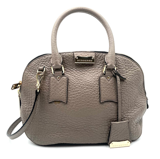 Burberry Taupe Grey Handbag
