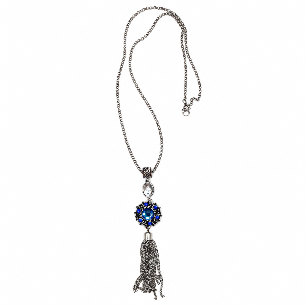 Vintage Interchangeable Snap Button Necklace & Bracelet Set
