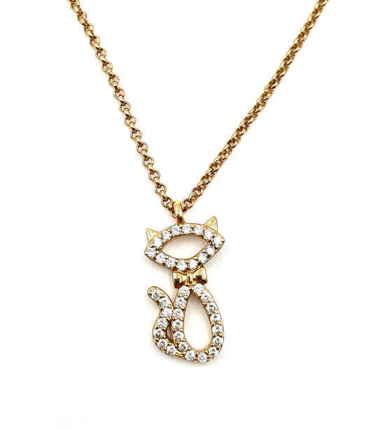 Kate Spade Cat Necklace