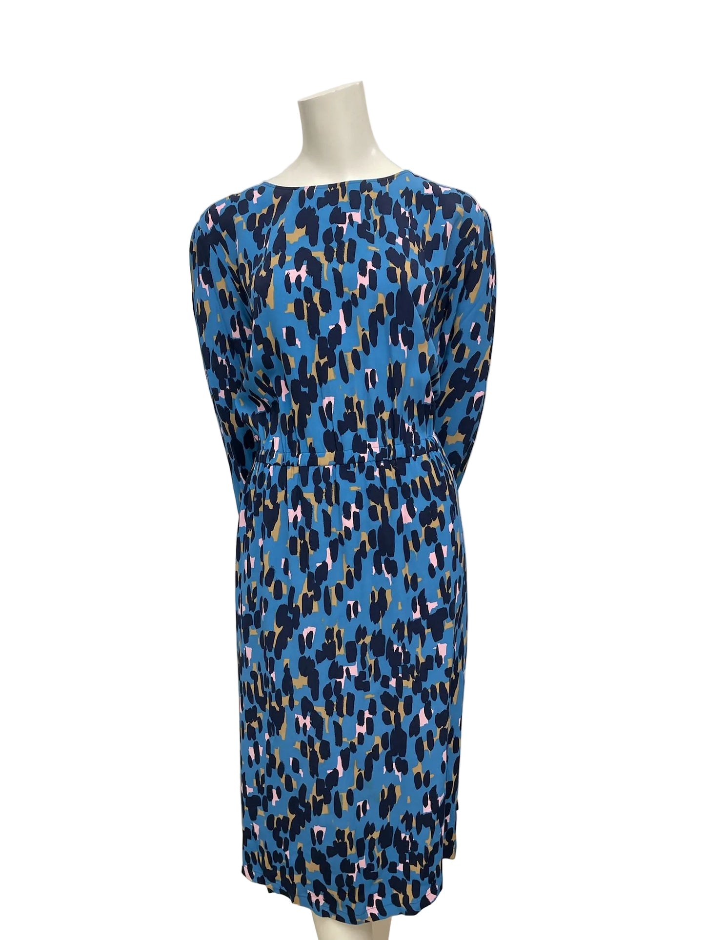 Marimekko Blue Multicolor Print Dress Size XL