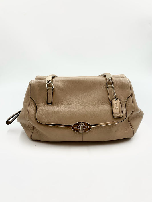 Coach Biege Madison Madeline East West Satchel