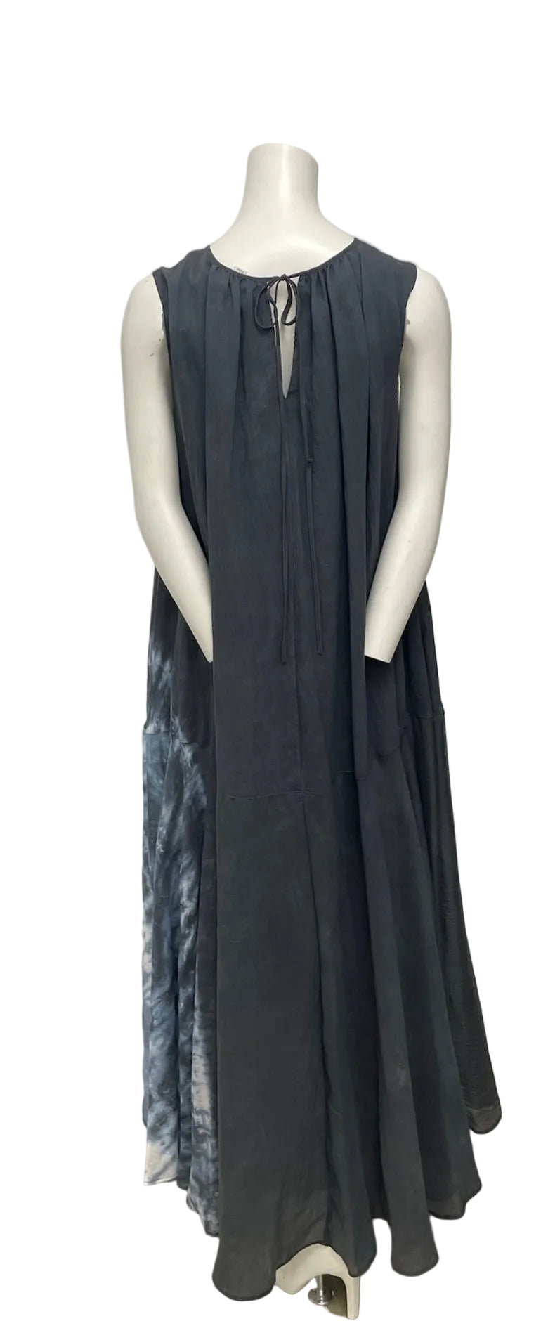 COS x Tabata Shibori Grey Tie Dye Linen Dress Size 38