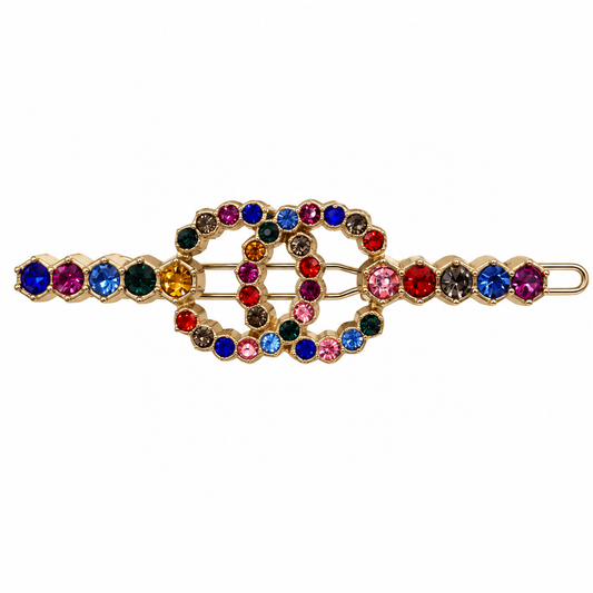 Chanel CC Multicolor Hair Pin