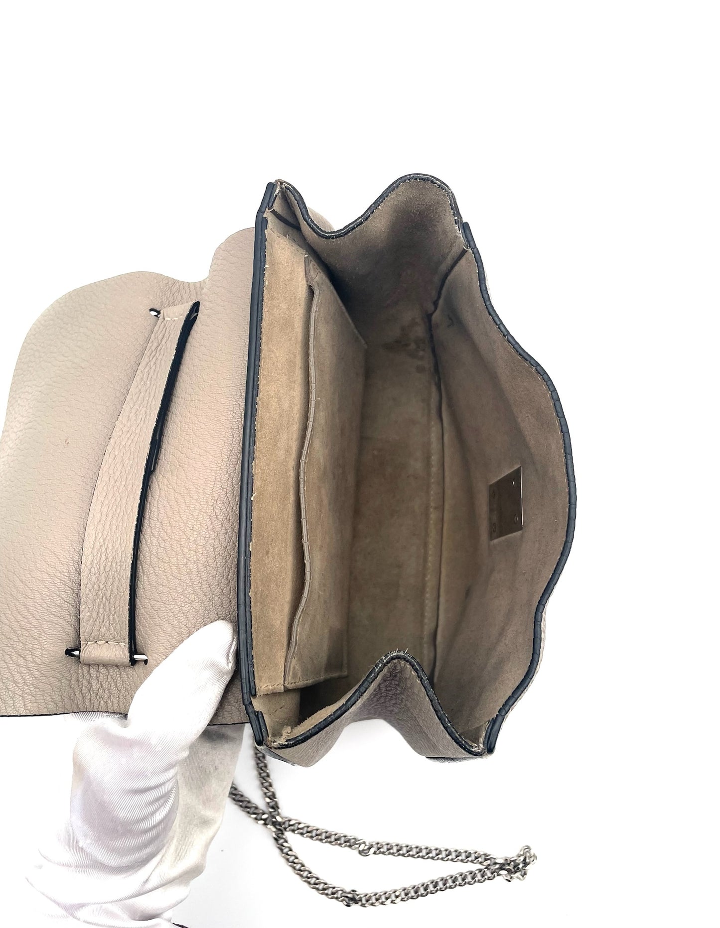 Chloe Drew Small Grey Bag