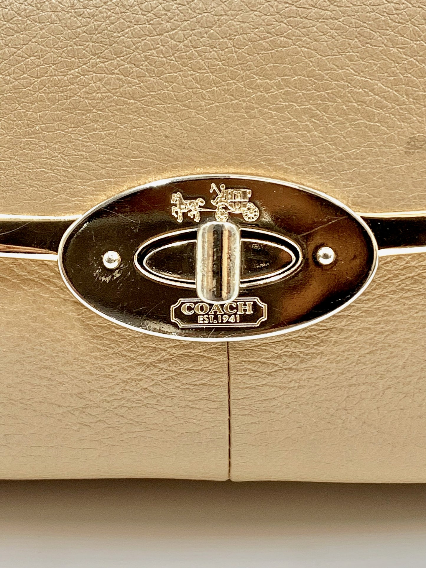 Coach Biege Madison Madeline East West Satchel