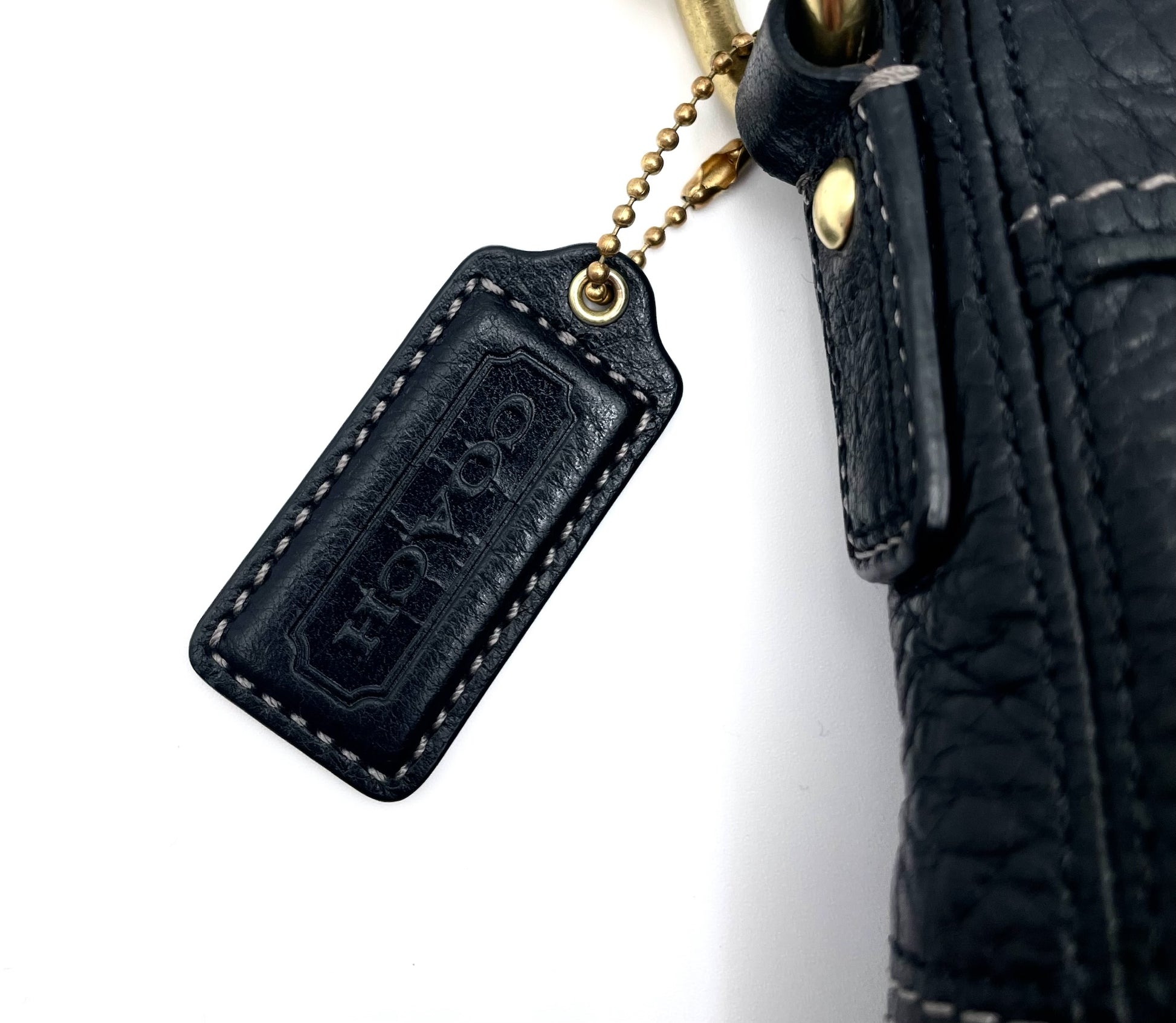 Coach Black Leather Hampton Hobo Bag – Joyce's Closet