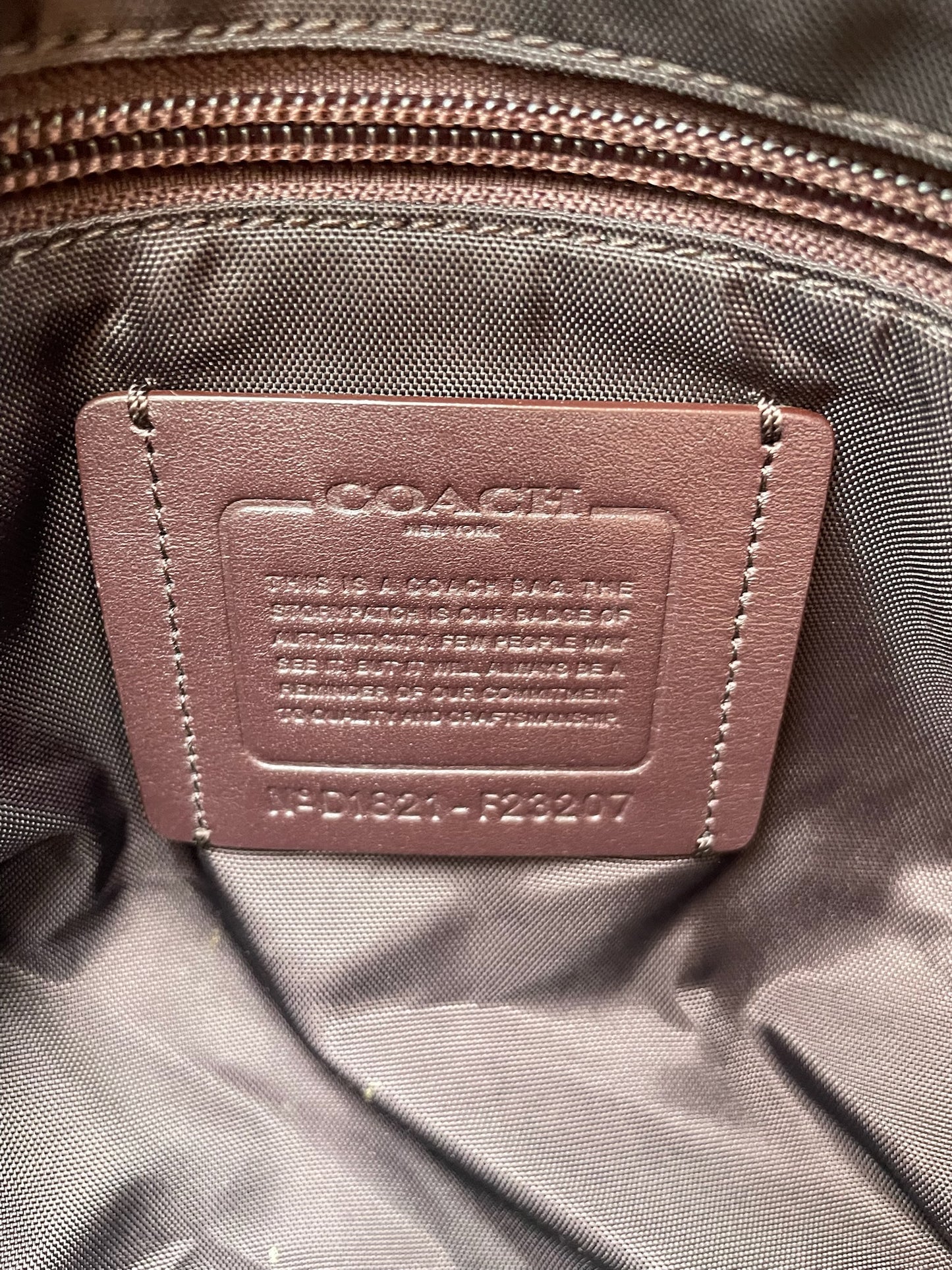 Coach Black Monogram Trekker 52 Weekender Bag