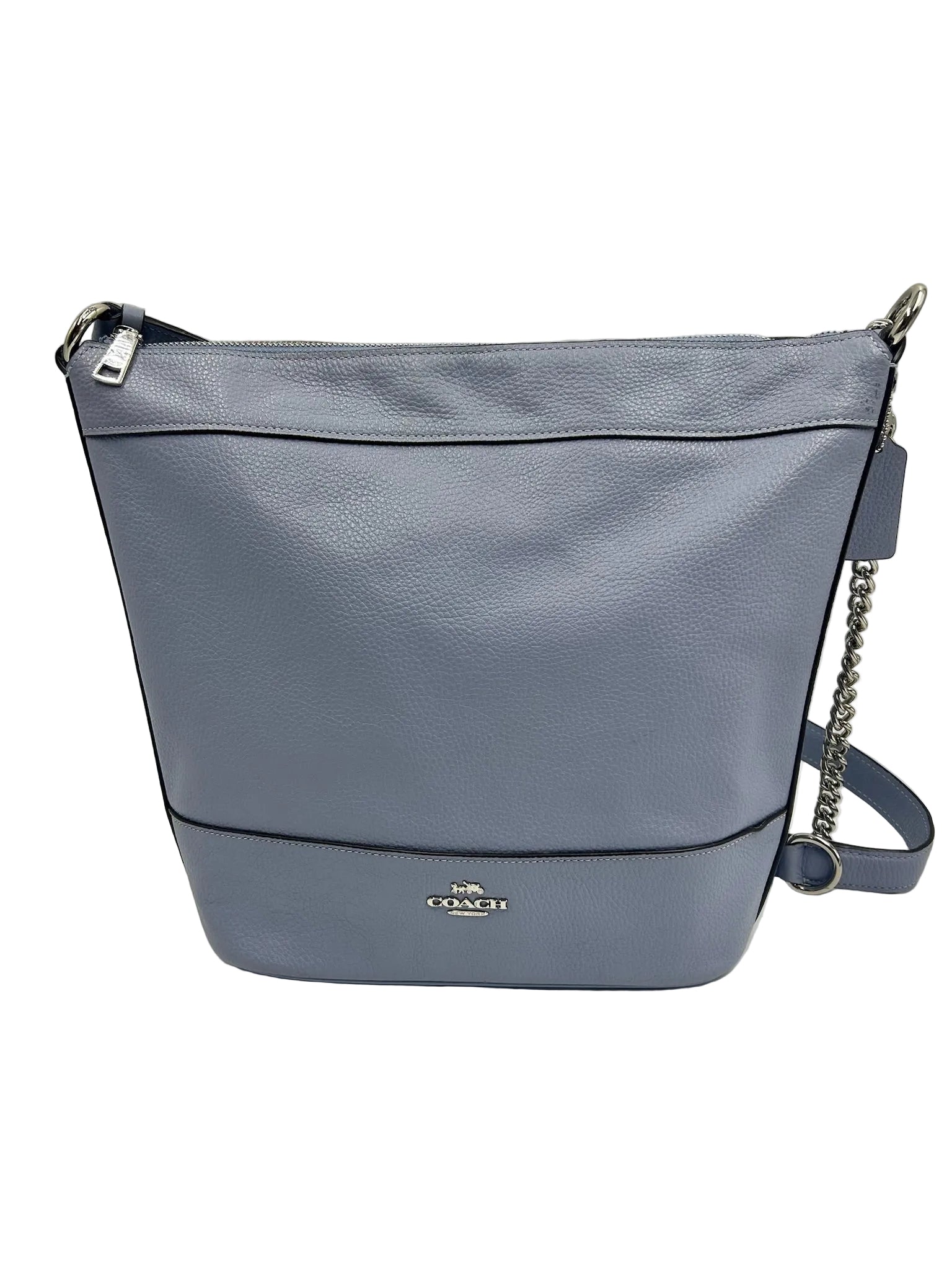 Coach Blue Paxton Duffle Leather Crossbody Bag – Joyce's Closet