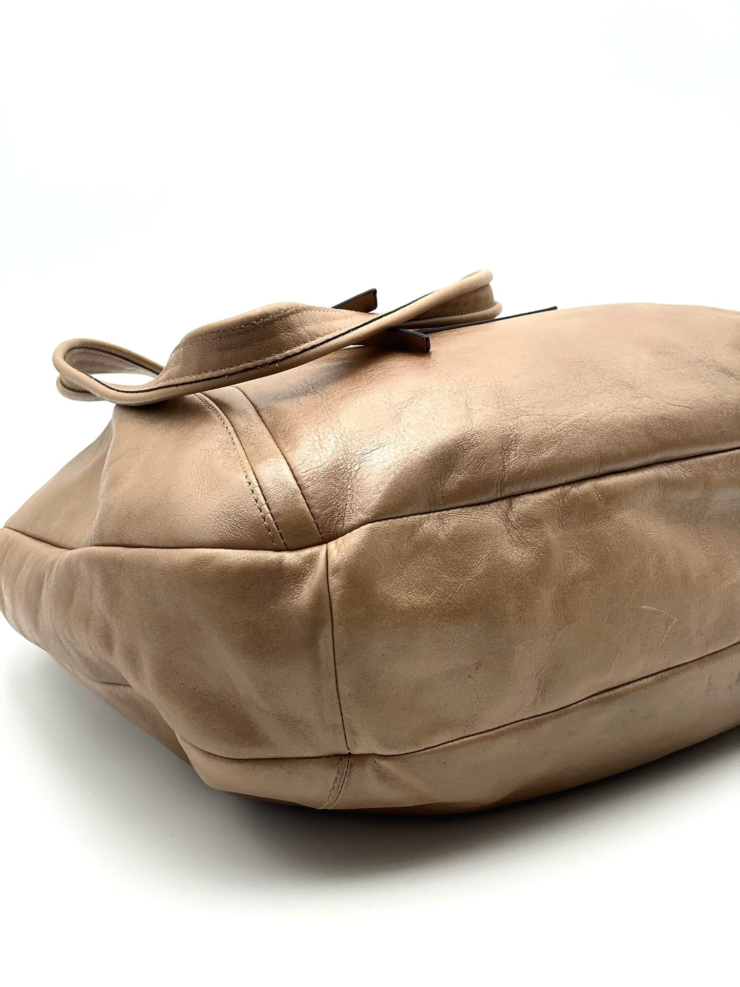 Coach Brown Poppy Leather Hobo Convertibel Bag