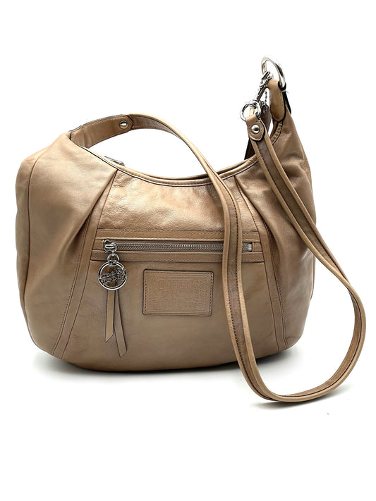 Coach Brown Poppy Leather Hobo Convertibel Bag