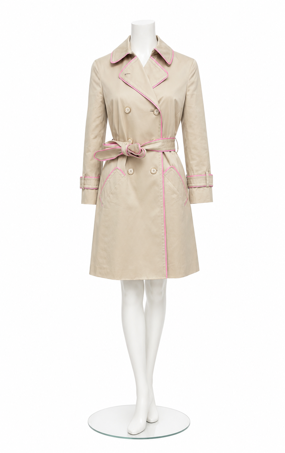 Coach Tan Trench Coat Size S