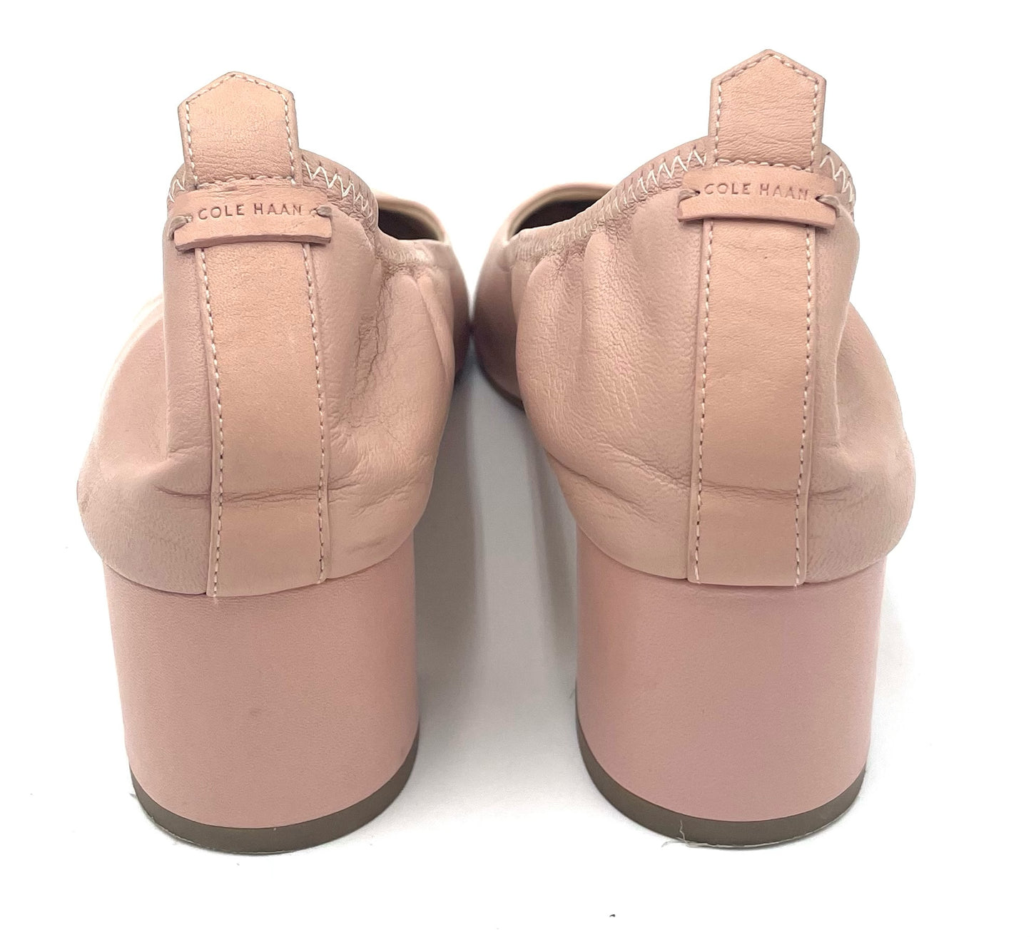 Cole Haan Pink Leather Round Toe Pump Size 7.5