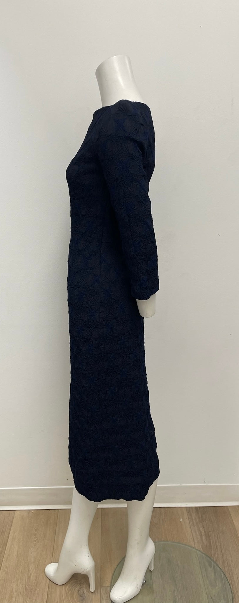 Anett Rostel Blue Midi Dress Size 34