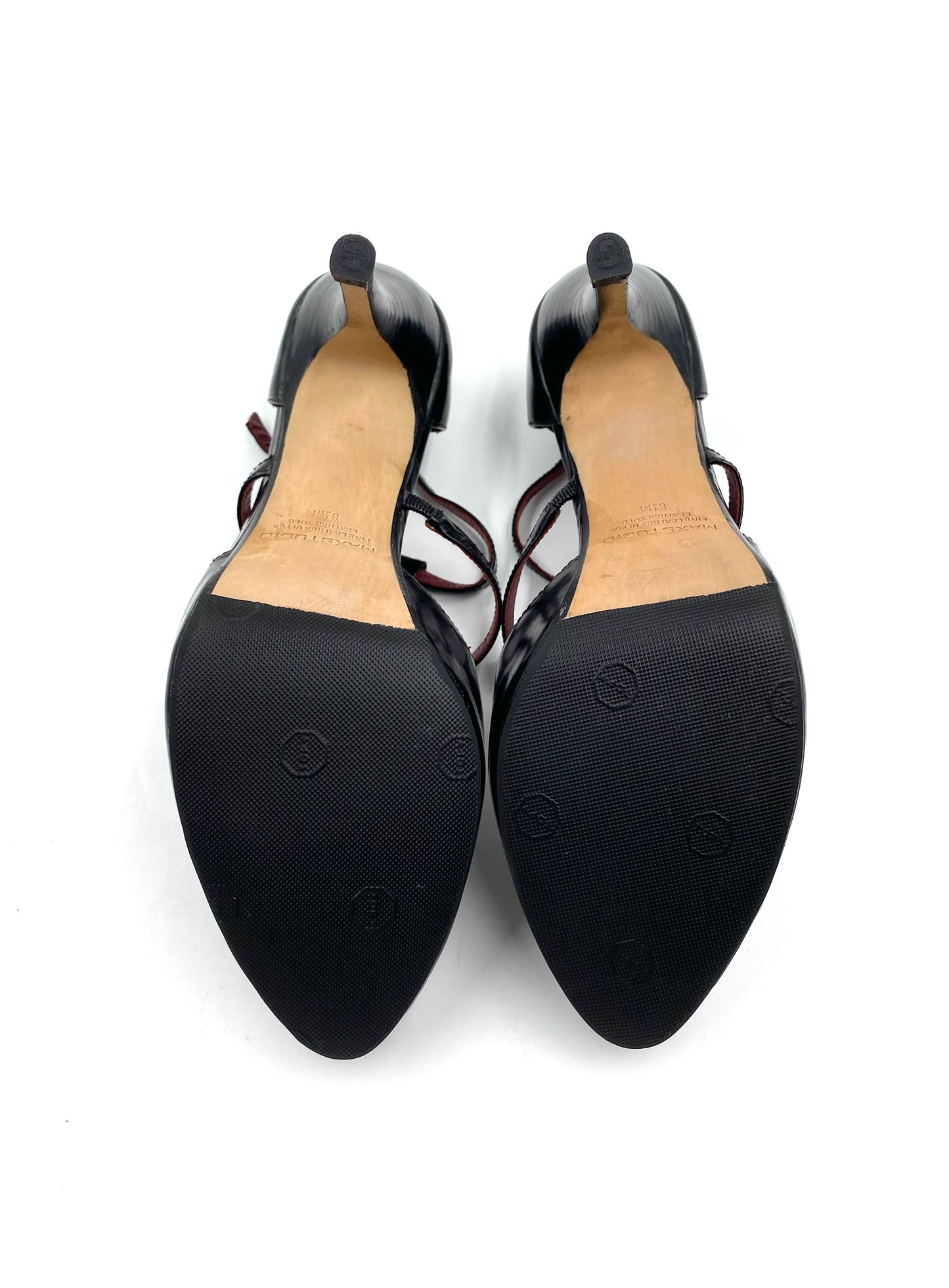 Max Studio Black Mary Jane Heels Size 8
