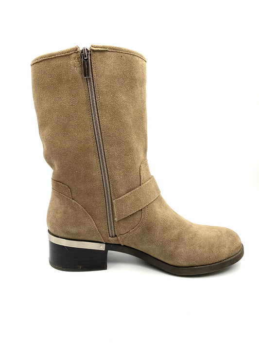 Vince Camuto Taupe Motorcycle Boots Size 9