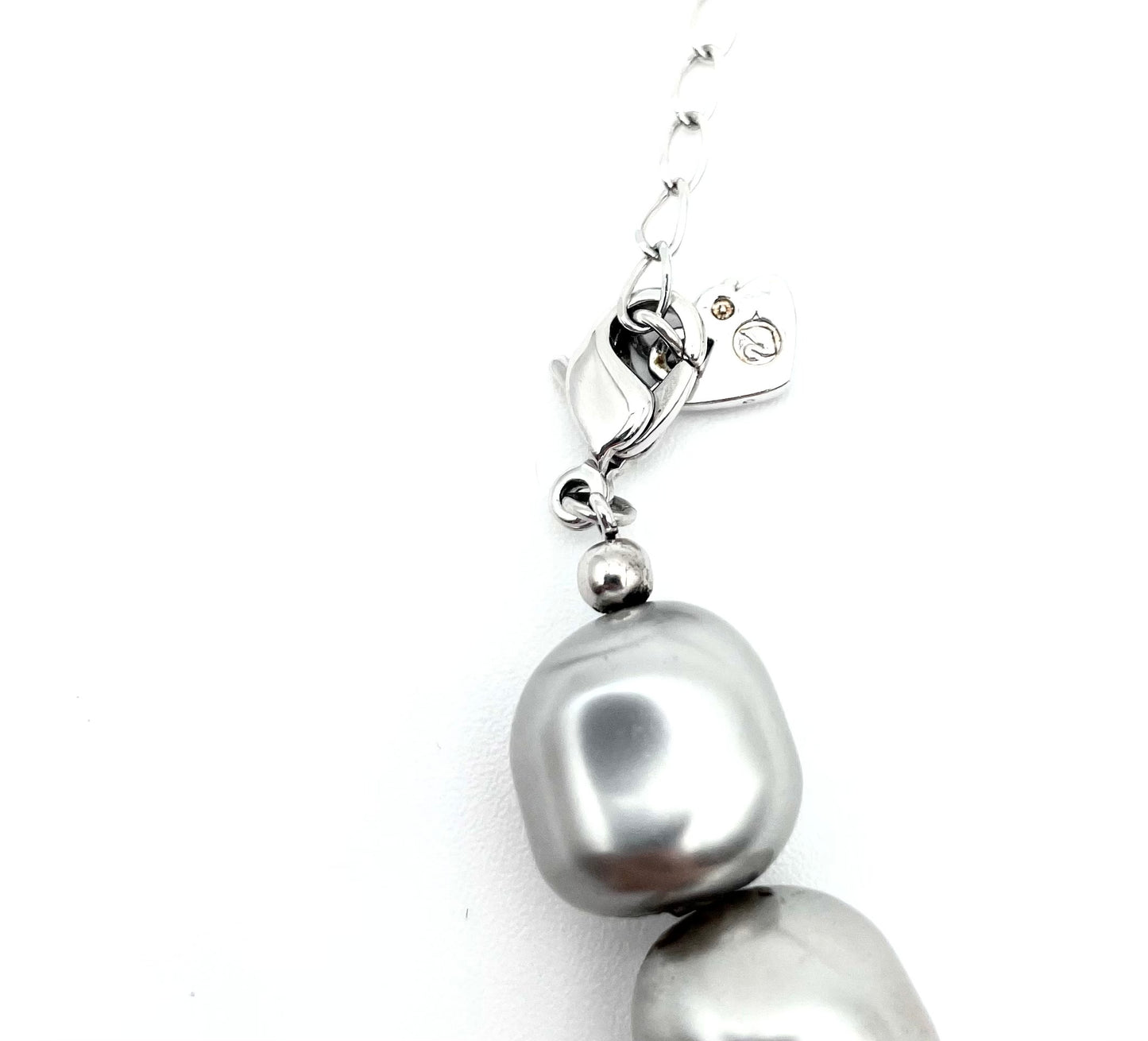 Swarovski Silver Pearl Necklace