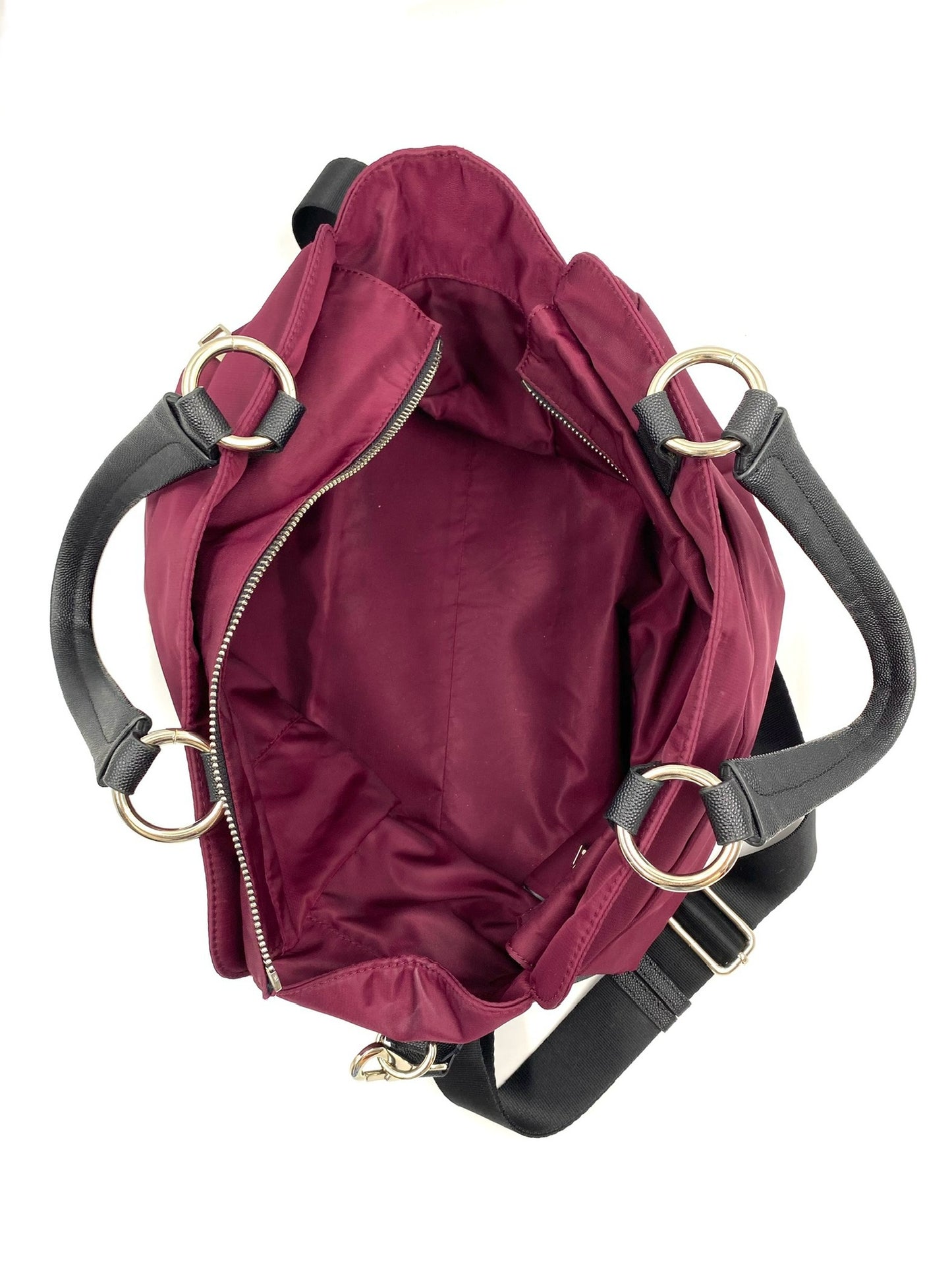 Bimba & Lola Maroon Nylon Bag