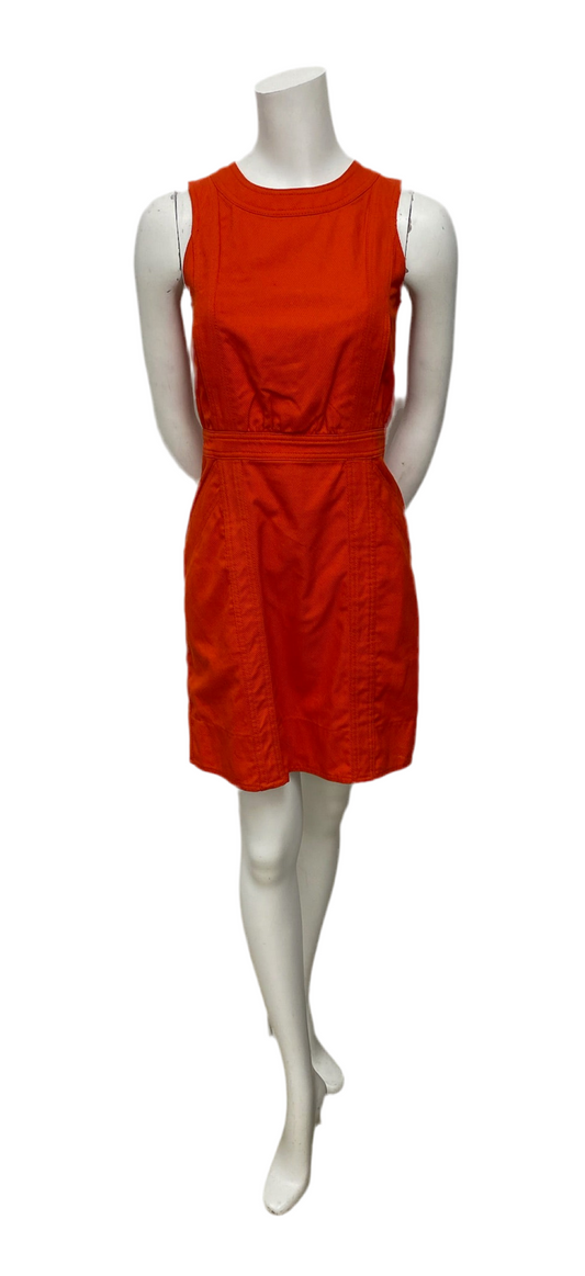 Marc by Marc Jacobs Orange Cut-Out Dress Size 2