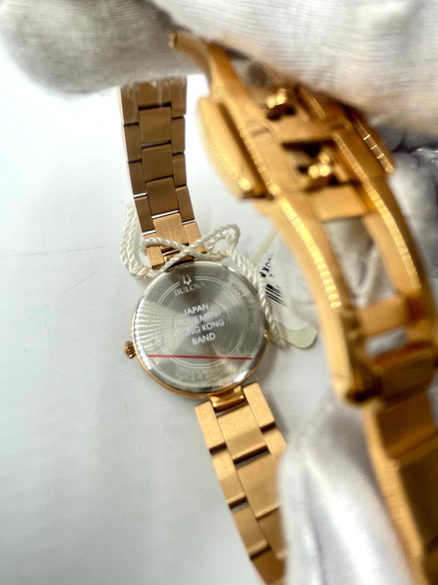 Bulova Rosegold Diamond Watch Style #97P111