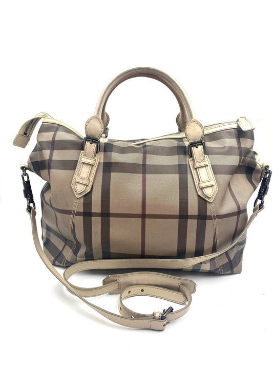 Burberry Smoked Check Diaper Bag
