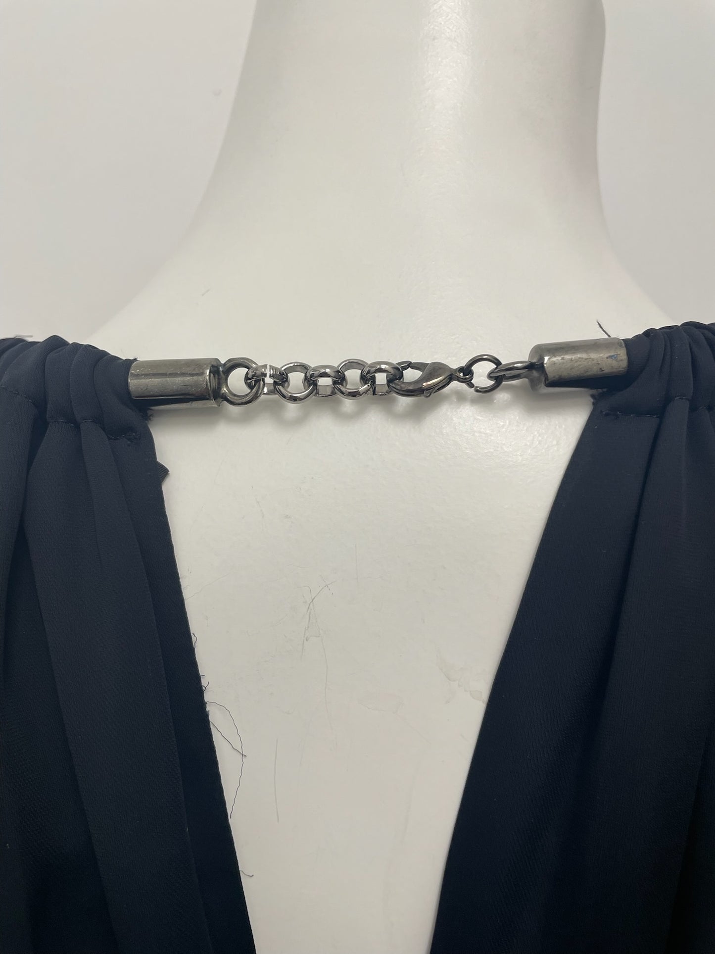 Brand New Fabiana Filipino Black Maxi Dress Size S