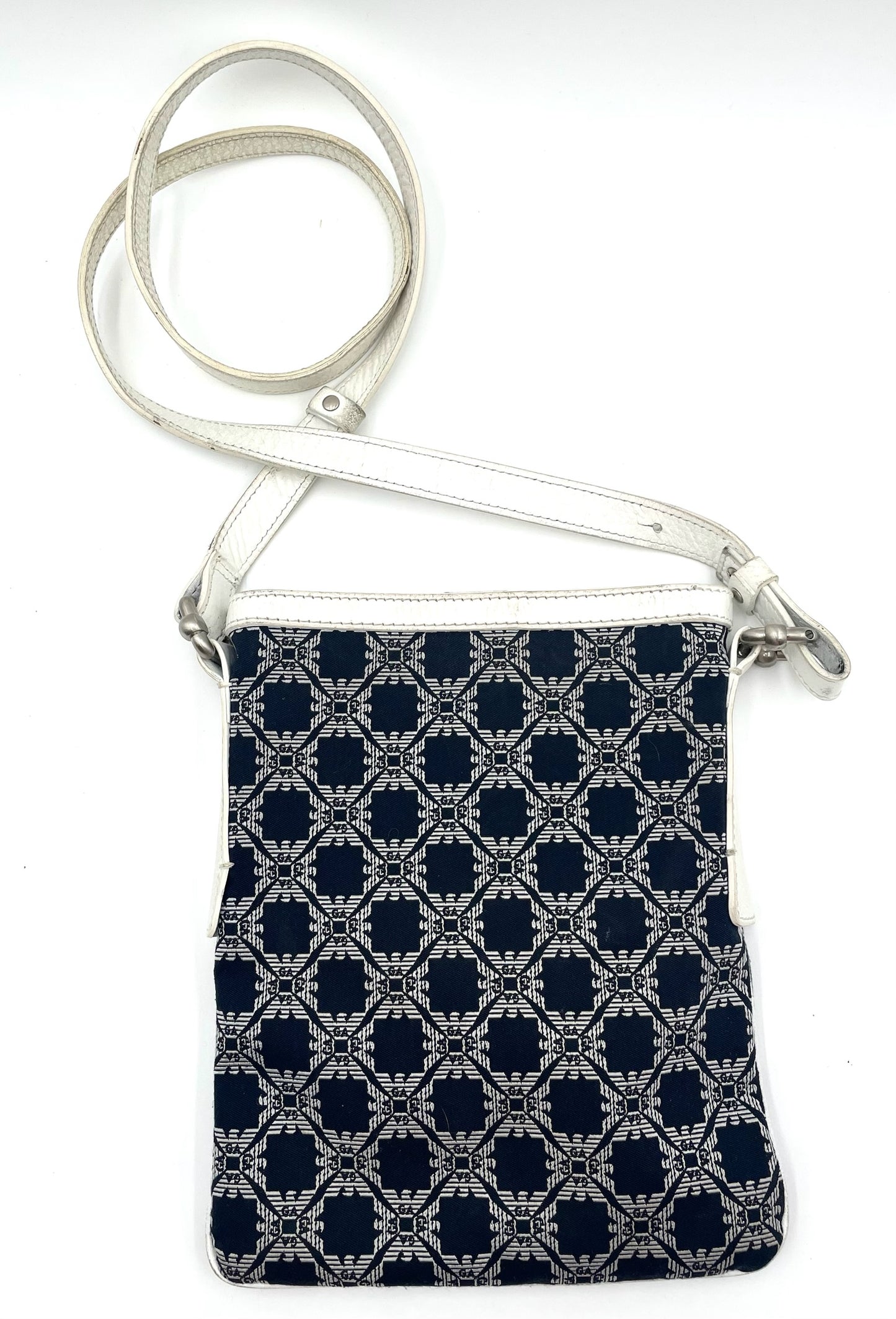 Emporio Armani Navy Print Crossbody Bag