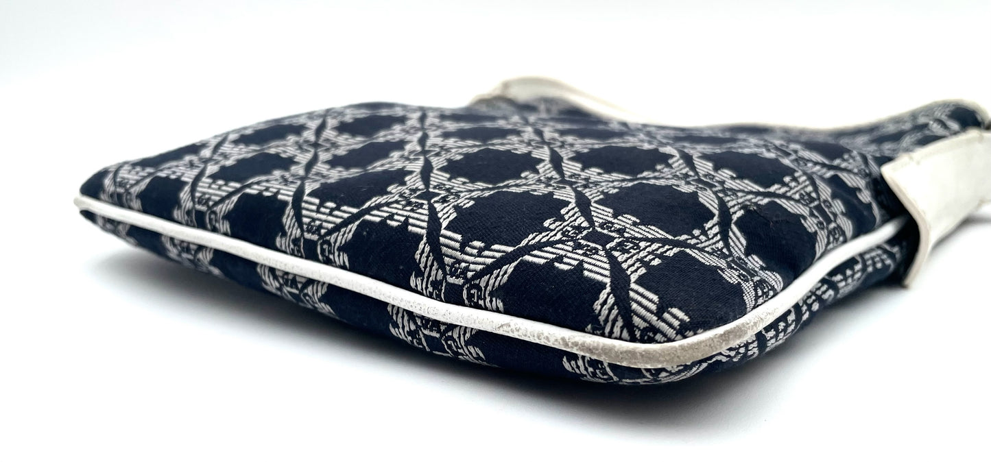 Emporio Armani Navy Print Crossbody Bag