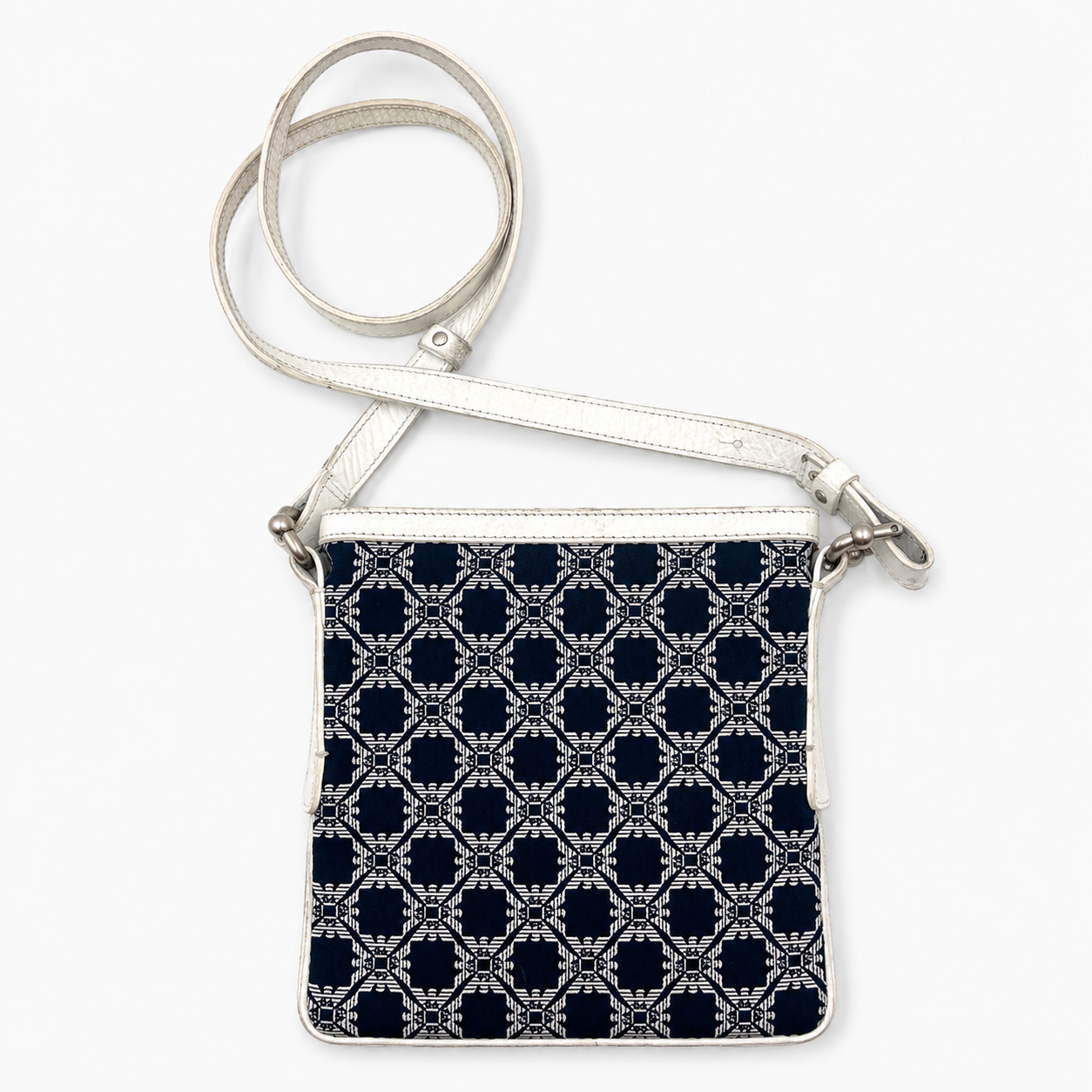 Emporio Armani Navy Print Crossbody Bag